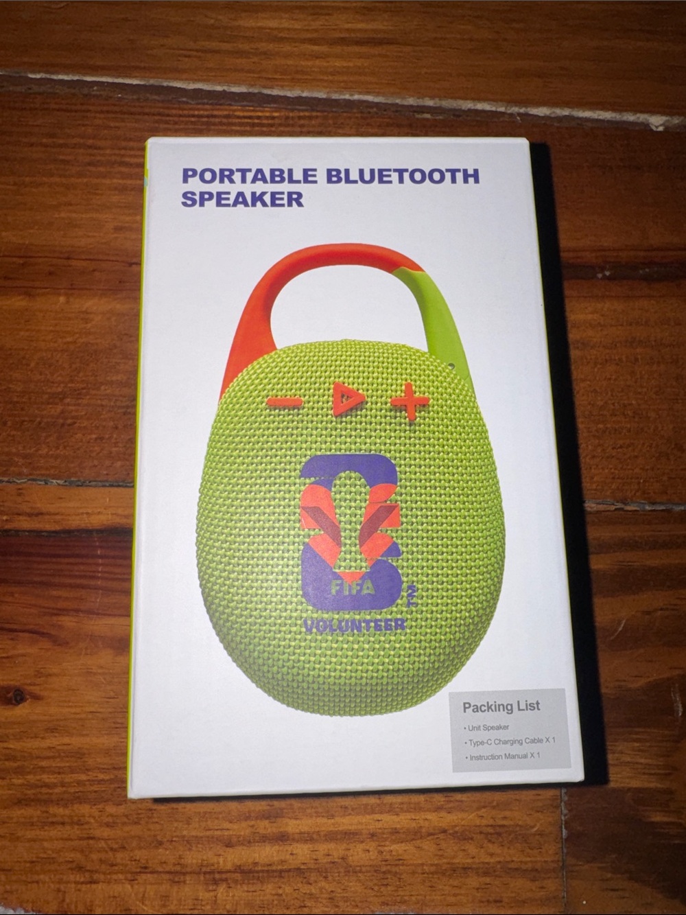 FIFA Volunteer Gift - Portable Bluetooth Speaker in Green